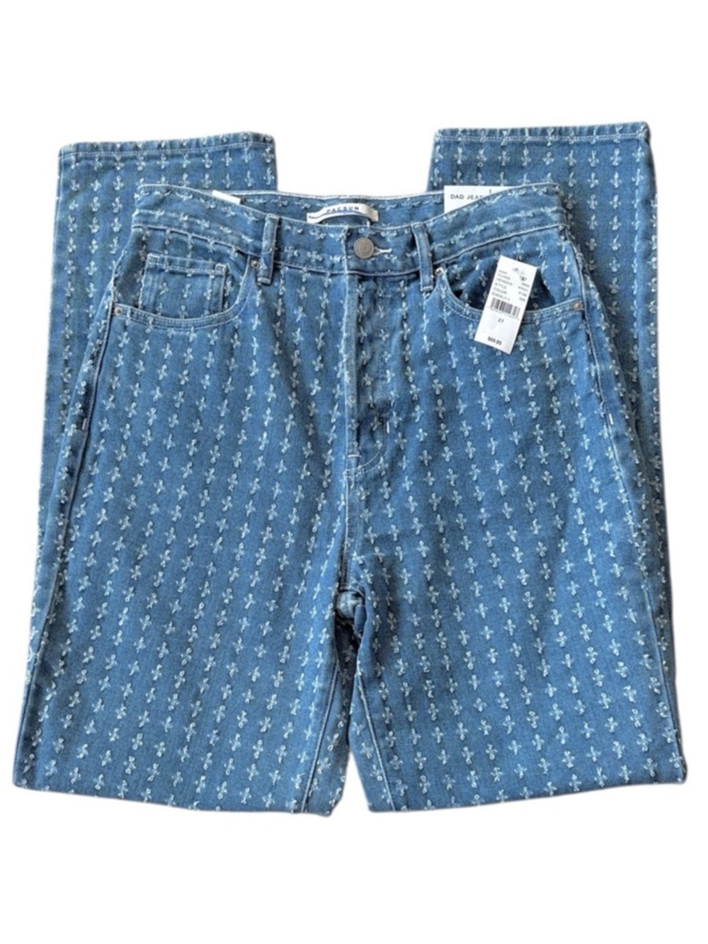 NWT PacSun Textured Dad Jeans Size 27